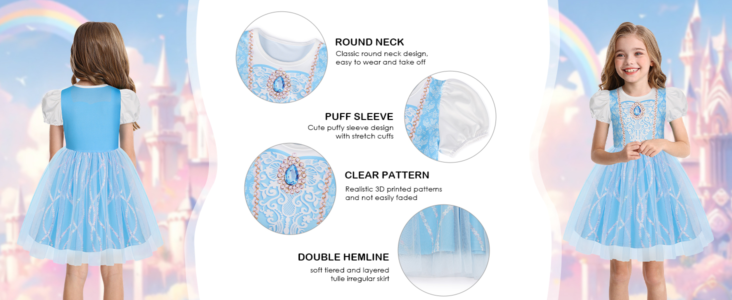 Cinderella dress for girls Cinderella costume Cinderella dress up for girls Cinderella fancy dress