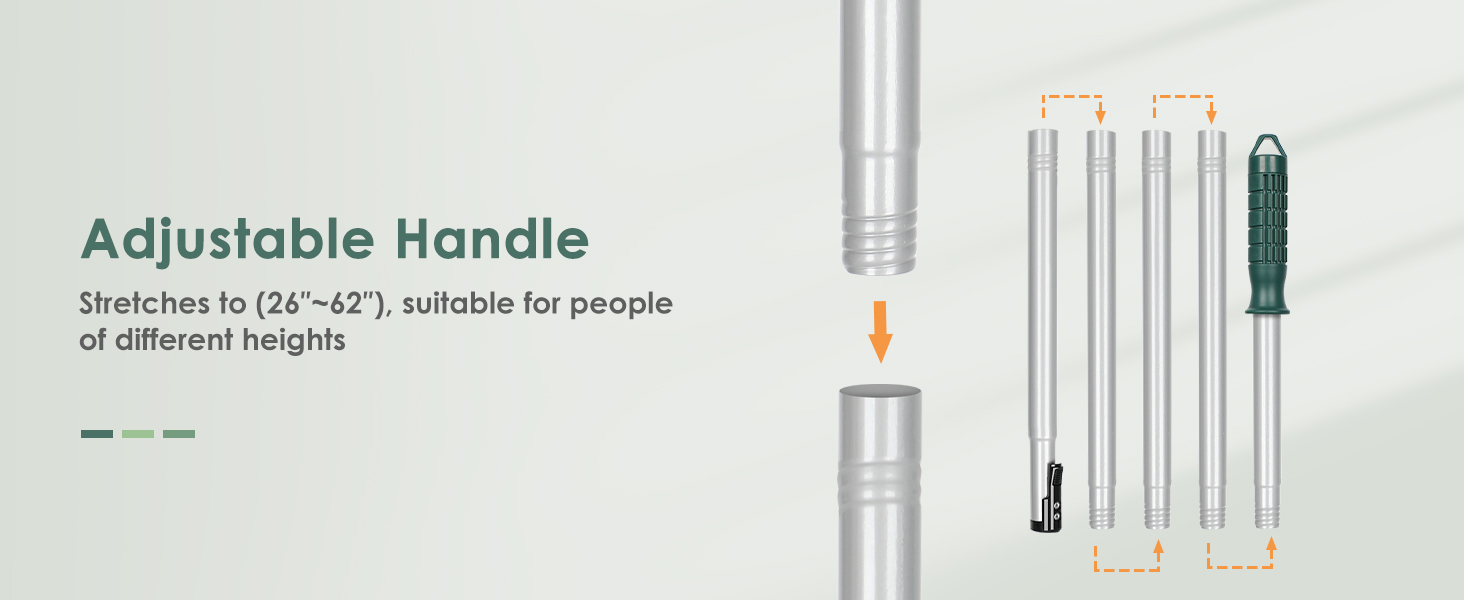 Adjustable rake