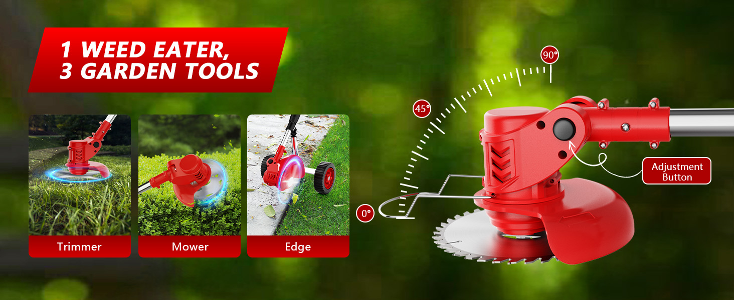 grass strimmer electric lawnmower battery strimmer