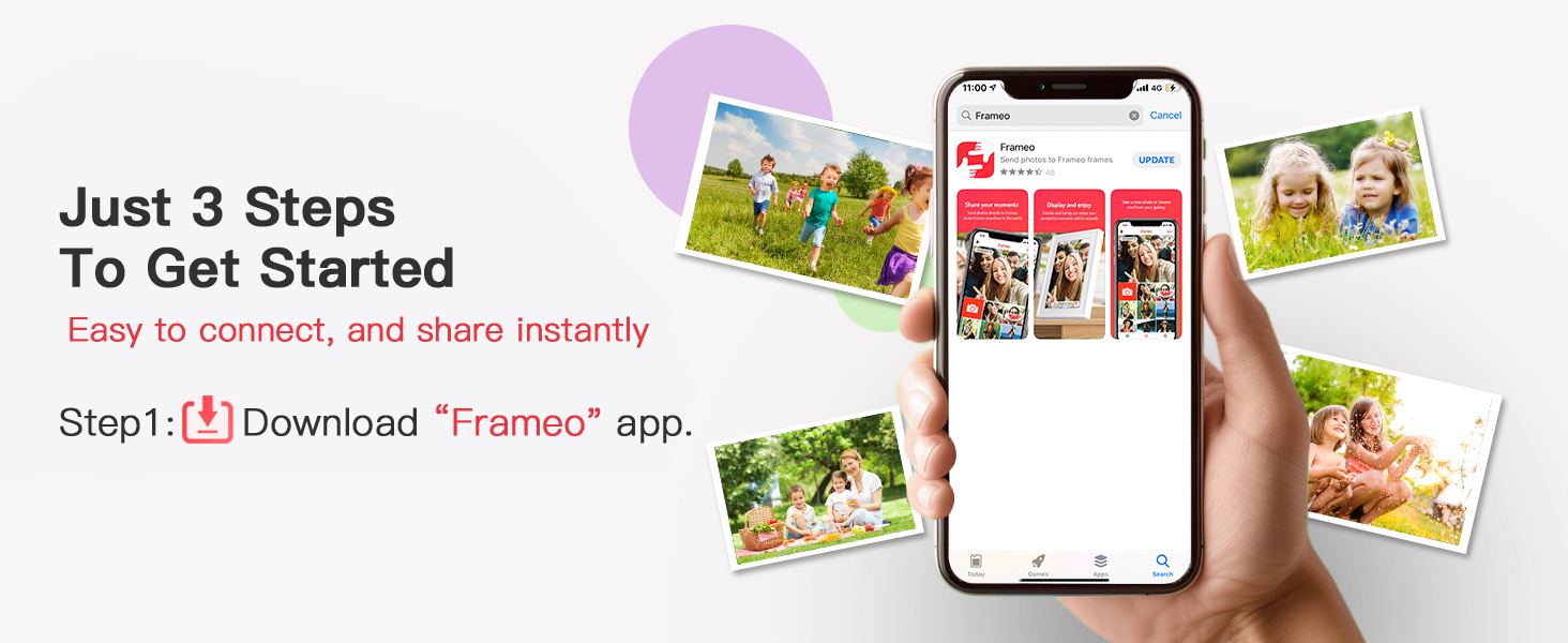 Download Frameo APP