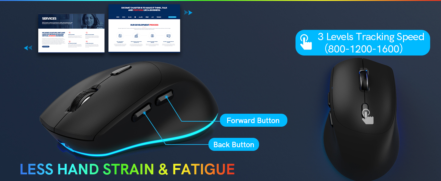 Rechargeable Ergonomic Keyboard with Phone Holder