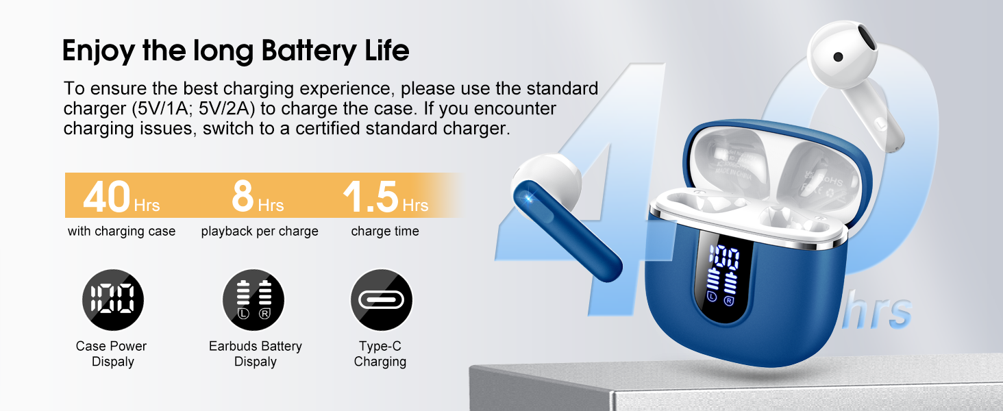 Bluetooth 5.4 Headphones 