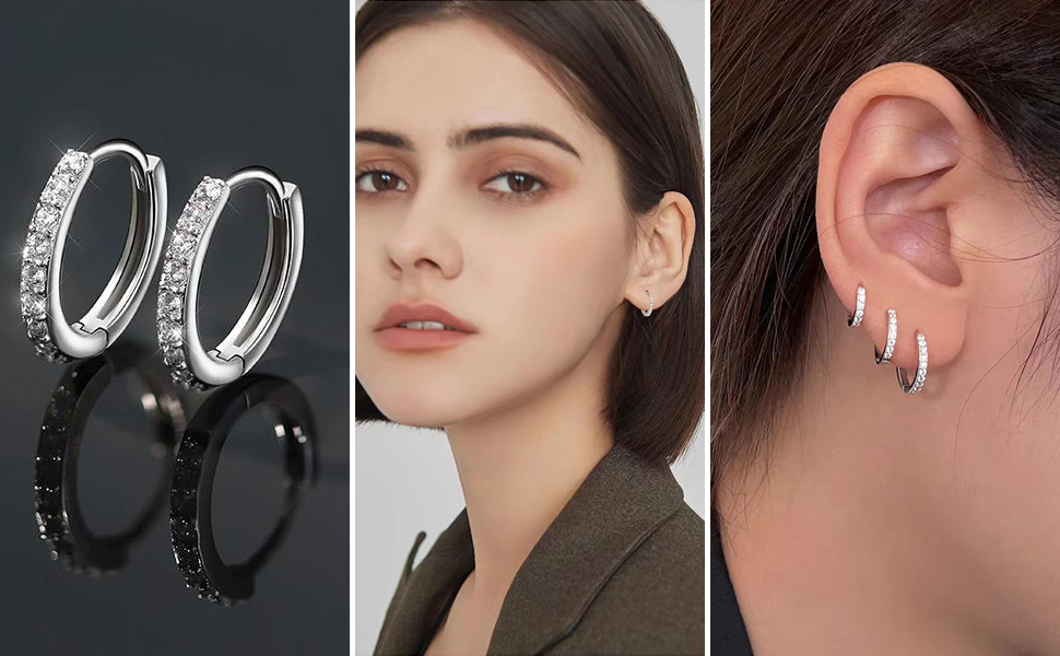 14K Gold Plated Hoop Earrings