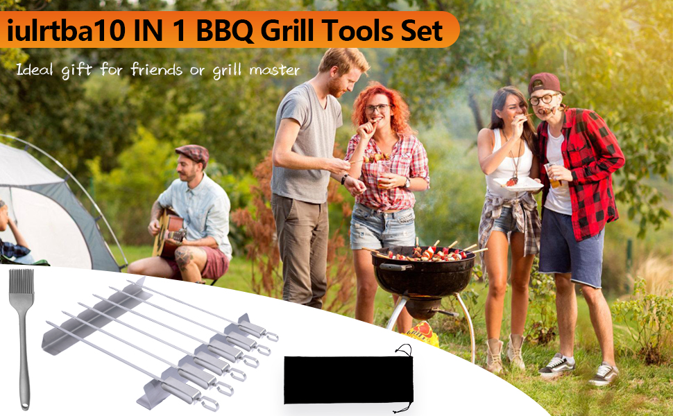 BBQ Skewers Stainless Steel Set