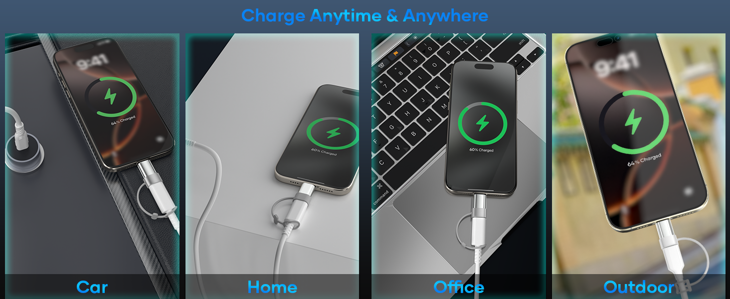 Charge Anytime & Anywhere