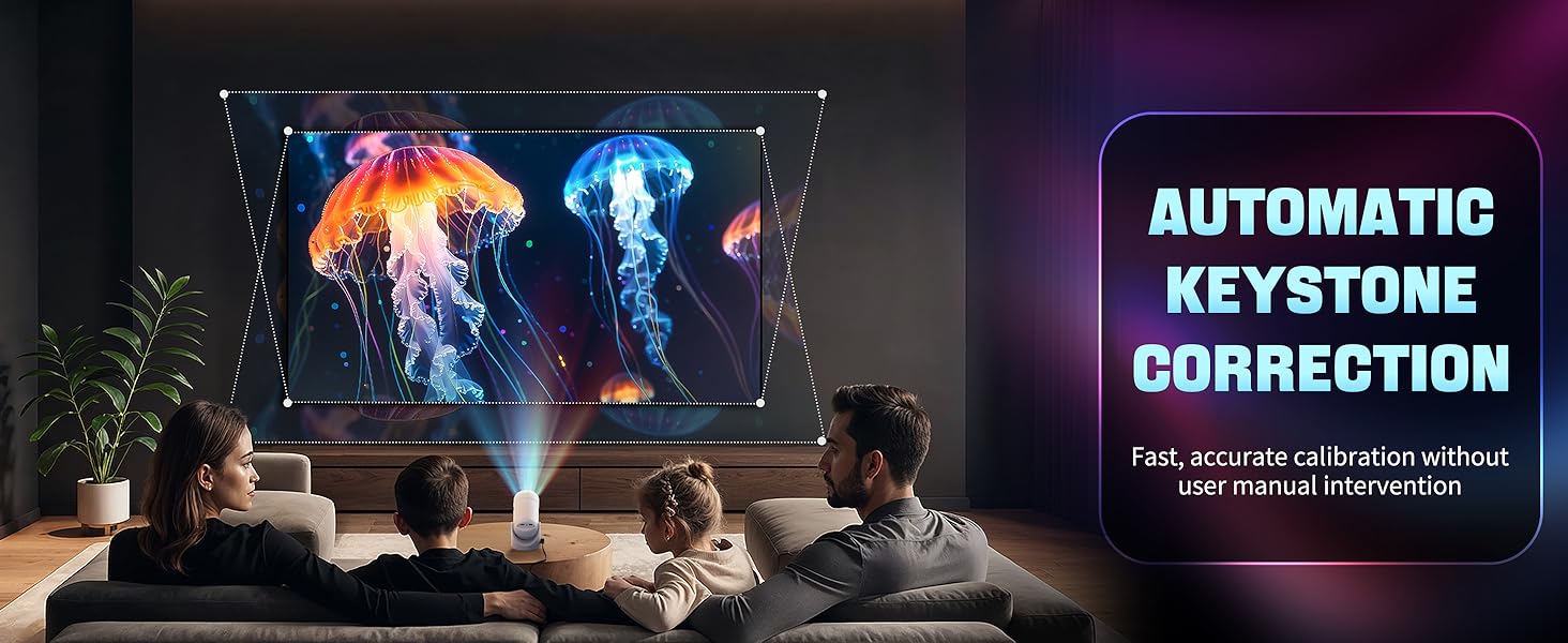 Full HD 1080P Auto Keystone Projector