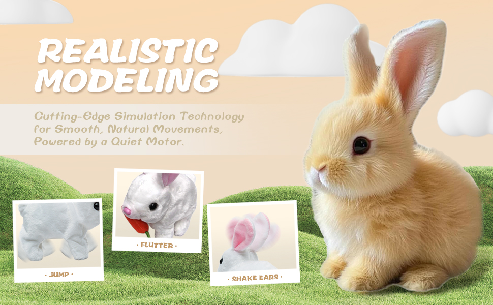 DEJIN My Realistic BunnyToy