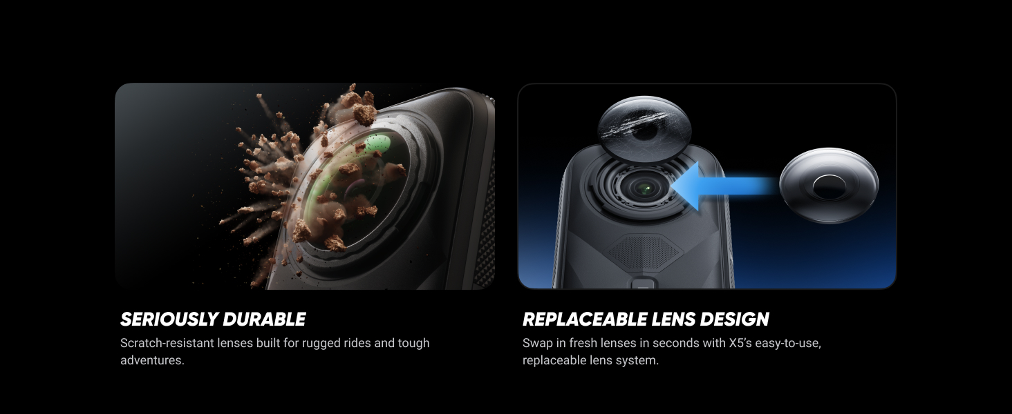 DURABLE REPLACEABLE LENS