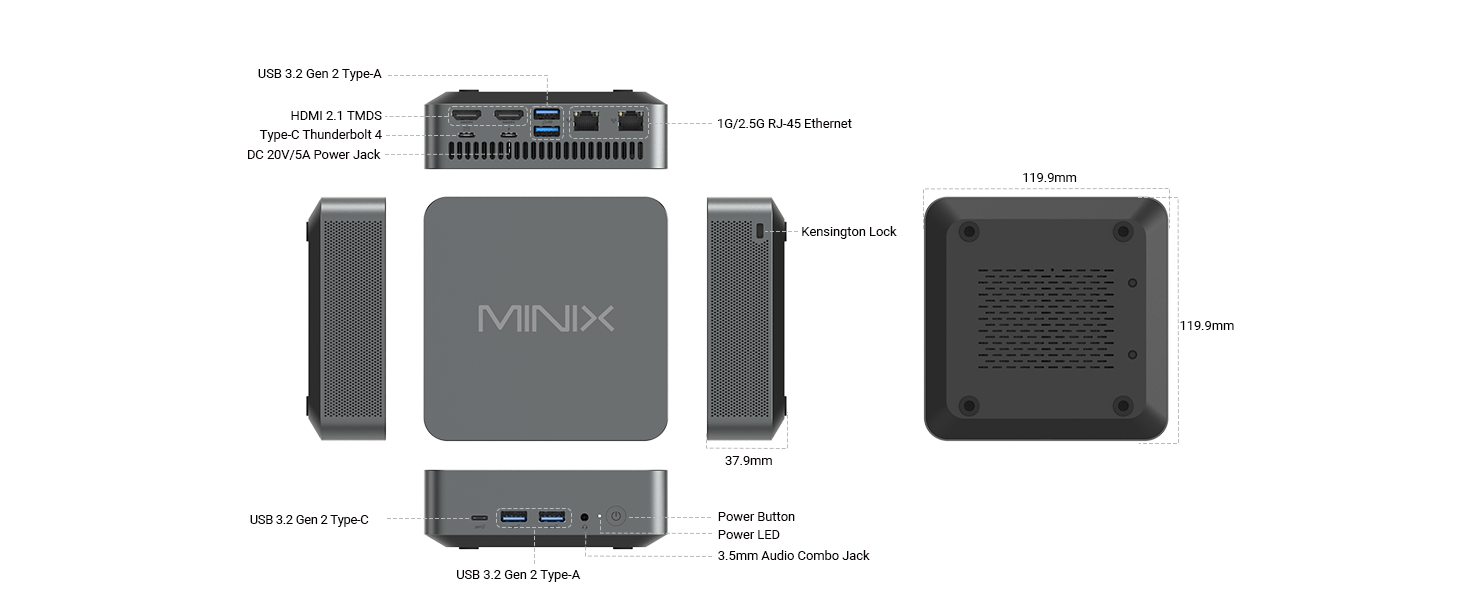 MINIX NGC 512 Mini PC Windows 11 Pro