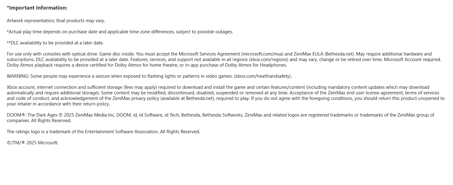 doom dark ages xbox