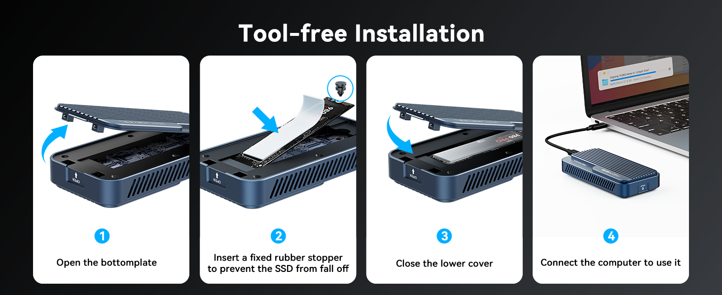 Tool-free Installation