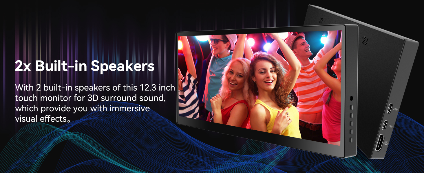 Dual Built-in Speakers