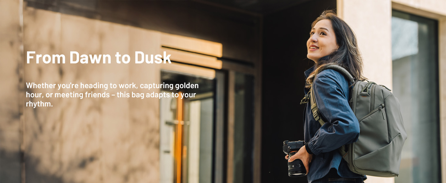 suits to most occasions as daily backpack or camera backpack