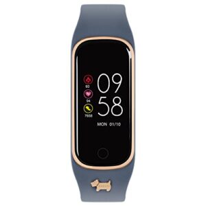 Women's Blue Digital Quartz Watch with Silicone Strap RYS08-2088