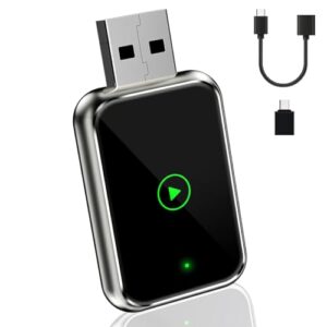 EXGOING 2025 Wireless CarPlay Adapter for iPhone - Plug & Play Apple CarPlay Dongle