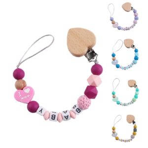 Personalized Baby Pacifier Clip with Personalized Name