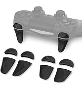 PlayVital Cute Demon Controller Skin for ps4 with Thumb Grips & Stickers, Kawaii Anti-Slip Silico...