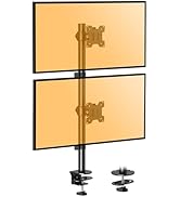 ELIVED Dual Monitor Arm for 13-32 inch LED LCD Flat/Curved Screens with VESA 75/100mm up to 8KG, ...