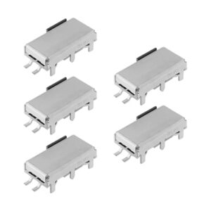 Create idea 5Pcs Power Volume On Off Side Button Replacement Volume Slider Switch Compatible with Nintendo Game Boy Advance GBA SP Compatible with DS Lite