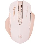 Uineer Wireless Mouse, [Upgraded] Visible Battery Display，Rechargeable Laptop Mouse Wireless 2.4G...