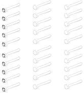Rajnard 24Pcs 20G Nose Rings Nose Studs Set Surgical Steel L Shaped Nose Studs/Nose Screw Studs w...