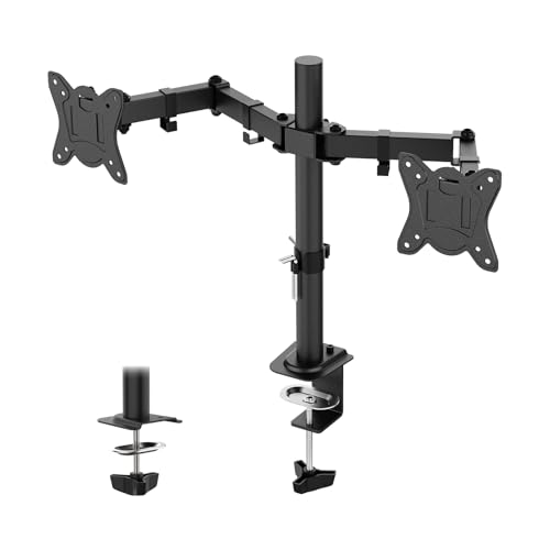 GRIFEMA Dual Monitor Arm Desk Mount for 13-27 inch Screens