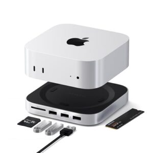 SATECHI Mac Mini M4 Hub & Stand with NVMe SSD Enclosure