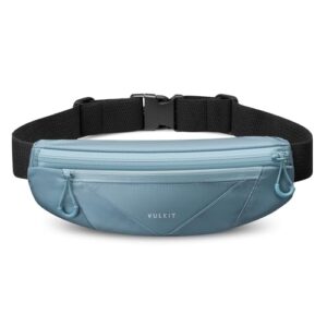 VULKIT Waist Fanny Pack Running Belt for Women Men Waterproof Bum Bag with Adjustable Buckle Elastic Strap for Under 7'' Phones Hiking Walking Gift Travel Outdoors