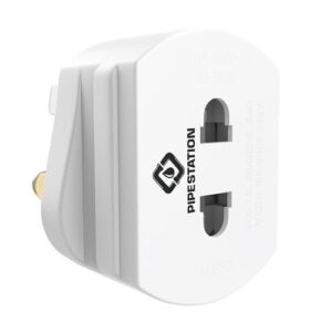 Pipestation Toothbrush Adapter Plug UK European to UK plug Adaptor UK to European Plug Adapter Toothbrush Adapter Plug European To UK Plug Adaptor Shaver Plug Adaptor UK Toothbrush Charger Adapter UK