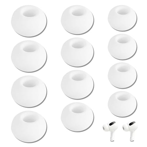 6 Pairs Ear Tips Replacement Compatible with AirPods Pro