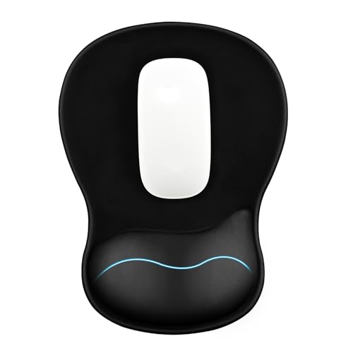 EooCoo Mouse Pad with Gel Pad Rest Wrist Support and Anti Slip Silicone Base