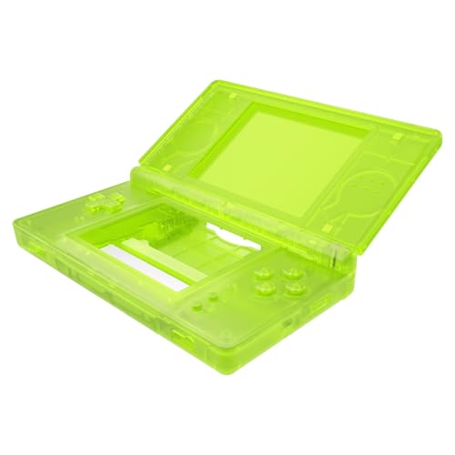 eXtremeRate Clear Lime Green Replacement Full Housing Shell for Nintendo DS Lite
