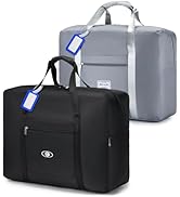 SPAHER Travel Duffle Bag Cabin Bag 55x40x20 Ryanair TUI Airways Lufthansa 45L Carry-on Hand Lugga...