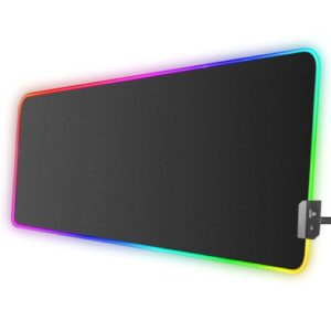 Psynix PSY-103 RGB Gaming Mouse Pad - XXL Large Desk Mat for Gaming & Work