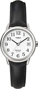 Timex Easy Reader Women's 25 mm Leather Strap Date Window Watch