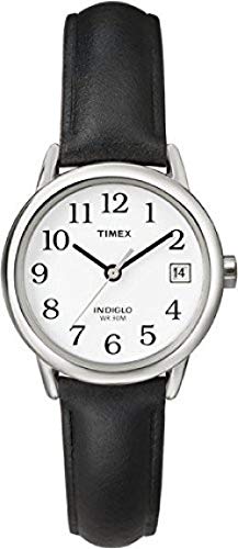 Timex Easy Reader Women's 25 mm Leather Strap Date Window Watch