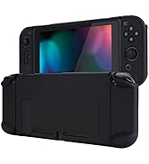 PlayVital ZealProtect Soft Protective Case for Nintendo Switch OLED, Flexible Protector Joycon Gr...