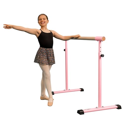 Pink Freestanding Portable Ballet/Stretch Barre