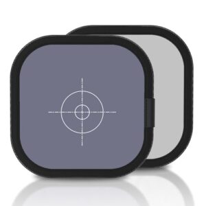 REFLEX CAMERA 8x8" (20x20cm) Foldable Double Sided White Balance 18% Grey Card - Portable Gray Reference Reflector for Photo & Camera Colour Correction - Achieve Accurate White Balance in Every Sho