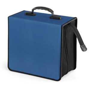 LN COZY CORNER 400 Capacity CD Case Portable Blu-ray/DVD/VCD Binder Storage Wallet with Zipper & Handle