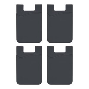 Sticky Phone Wallet | 4X Credit Card Sleeve for Back of Phone