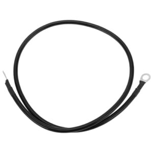 RATCHROLL 1 Pc Universal Battery Inverter Cable 3/8" Lug 3FT Battery Cable 6 AWG Gauge Black Tinned Coppe
