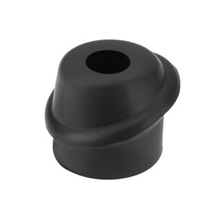ECSiNG 1Pc Convertible Short Rod Antenna Grommet Seal Antenna Adapter Base Replacement Part 65218375151 Compatible with BMW E36 Black