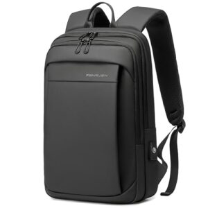 FENRUIEN Laptop Backpack Business Smart Backpack Waterproof fit 15.6 Inch Travel Durable Laptop Backpack with USB Charging Port (Regular)
