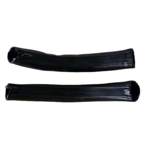 Handlebar Cover - PU Leather Stroller Strap Replacement | Stroller Handle Holder | Pram Stroller Handle Case | Stroller Armrest Protective Cover with Zippe