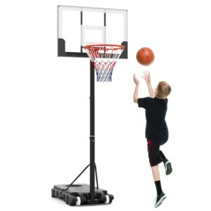 GYMAX Kids Basketball Hoop Outdoor