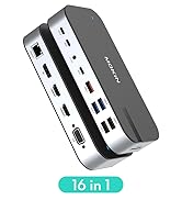 USB C Docking Station 3 HDMI, 12 in 1 Triple Monitor Display, Laptop Docking Station Dual Monitor...