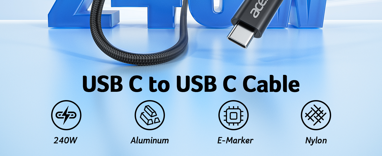 acer 240W USBC Cable