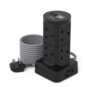 Tower Extension Lead with USB Slots