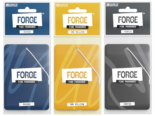 Car Air Fresheners for Men - Luxury Perfume Triple Pack (Savage